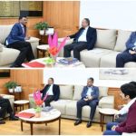 Mr. Prabir Banerjea along with Dr. Ravi Kota had a productive meeting with Dr. Praveer Sinha